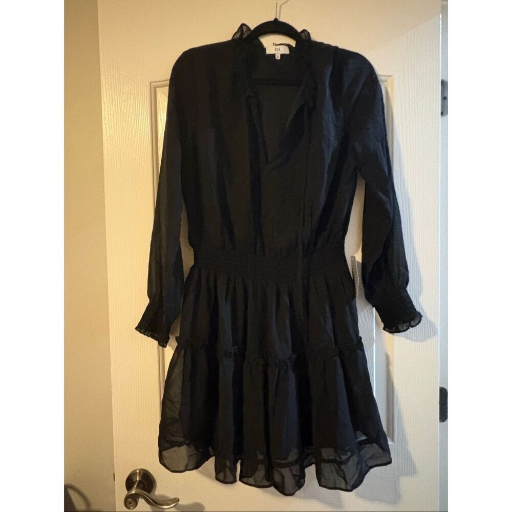 NSR | Emma Ruffle Trim Smocked Dress